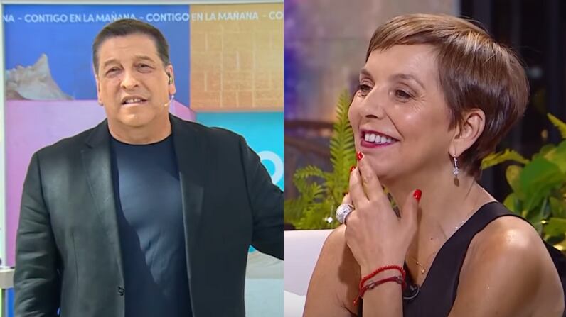 Julio César Rodríguez y Francisca García-Huidobro | Captura: Contigo en la mañana y Only Fama