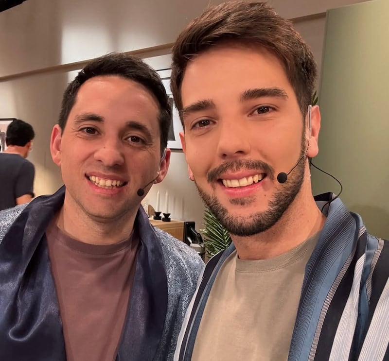José María del Pino y su marido Pedro Ozimica