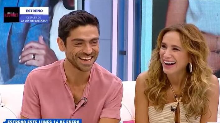 Etienne Bobenrieth y Alejandra Fosalba fueron invitados este mediodía a "Mucho Gusto", donde adelantaron parte de la futura trama de "Juego de ilusiones", la próxima teleserie del canal privado que se estrenará el lunes 16 de enero, a las 15:30 horas.