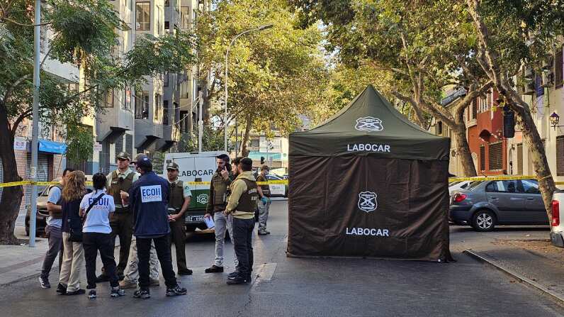 Doble homicidio en calle Club Hípico de Santiago Centro | Fuente: X de @ECOH_FiscaliaRM