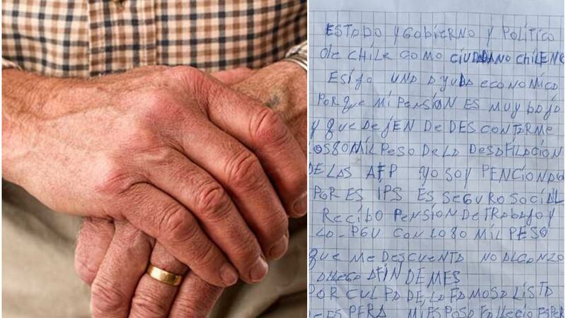 Adulto mayor que intentó quemarse a lo bonzo en Valparaíso expuso su dramática situación en una carta: “No alcanzo a llegar a fin de mes”