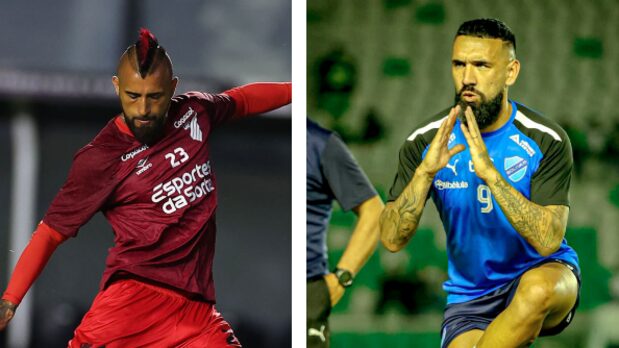 Arturo Vidal y Ronnie Fernández / Athletico Paranaense y Bolívar
