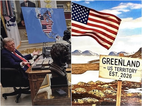 Con Groenlandia y Canadá sumándose a Venezuela: Donald Trump lo hace otra vez y publica polémicas imágenes creadas con IA