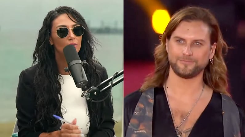 Pamela Díaz y Jean Philippe Cretton | Captura: Díaz en Viña