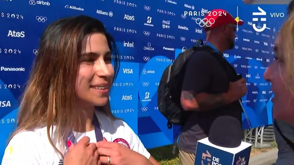 La deportista nacional obtuvo la medalla de oro en la competencia de tiro skeet de los JJ.OO. París 2024.