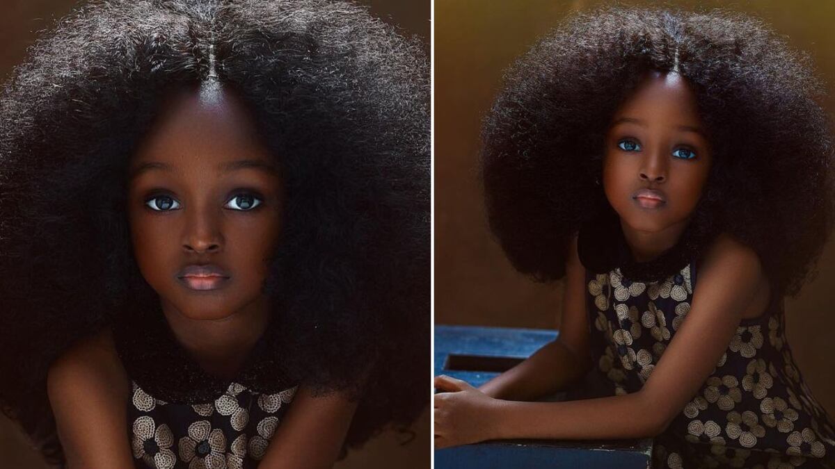 Jare Ijalana tenía 5 años cuando fue bautizada como la niña más hermosa