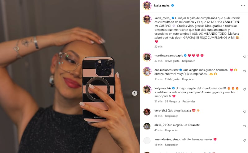 Karla Melo vía Instagram