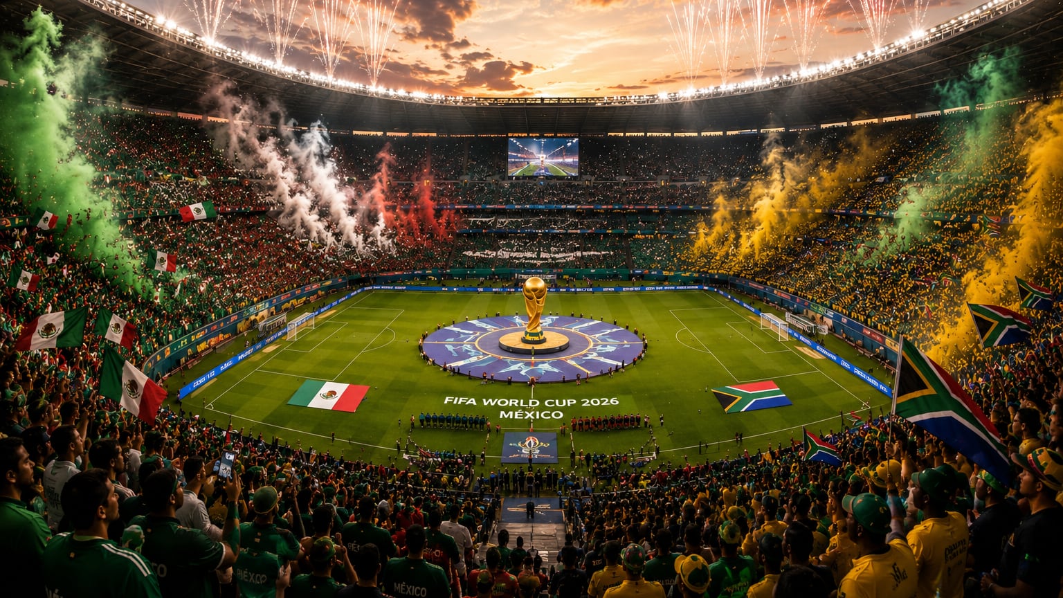 México vs. Sudáfrica se enfrentan en la inauguración del Mundial 2026