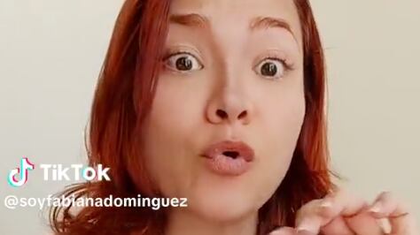 Tiktoker Fabiana Domínguez