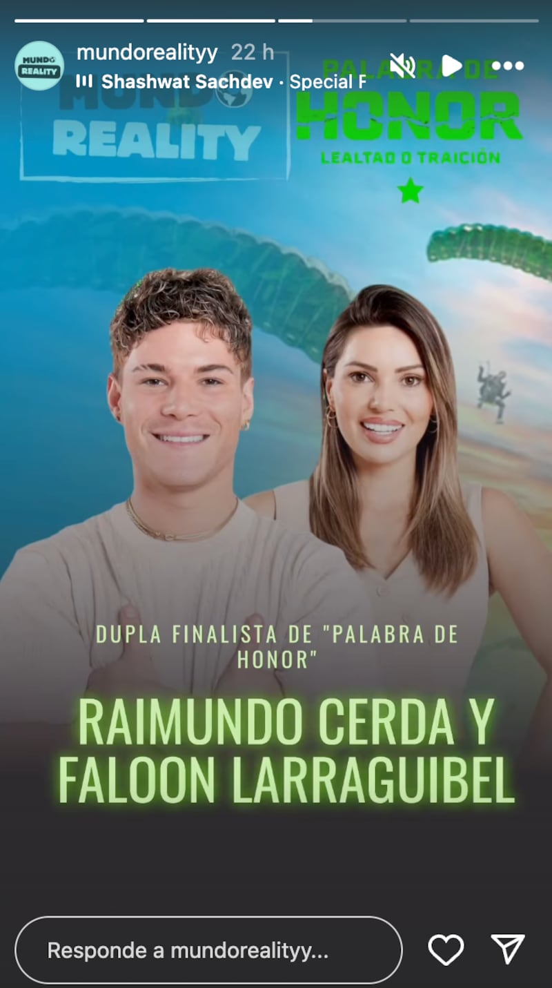 Finalistas de Palabra de Honor | Captura: Instagram @mundorealityy