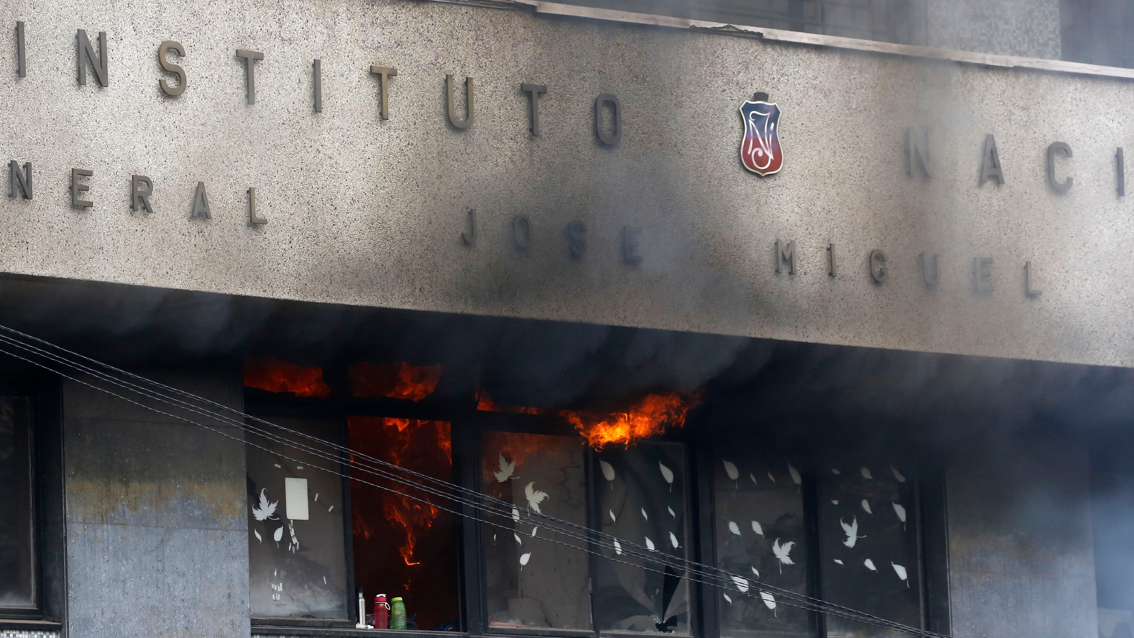 Frontis del Instituto Nacional.