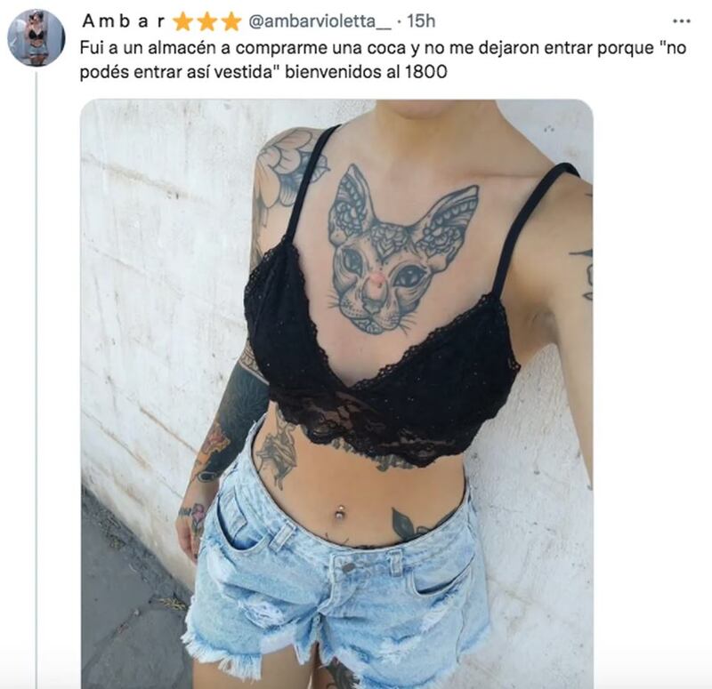 La joven contó lo ocurrido