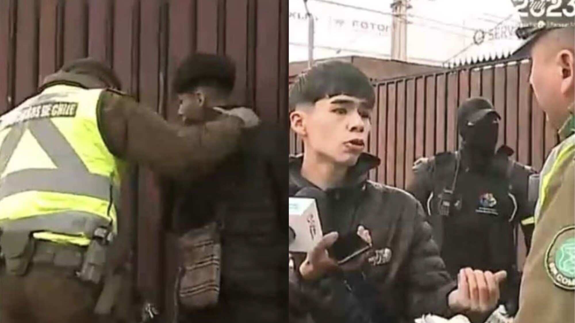 Joven intentó engañar a Carabineros | Captura: Contigo en la mañana