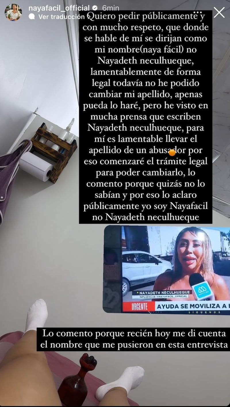 Historia de Naya Fácil | Instagram