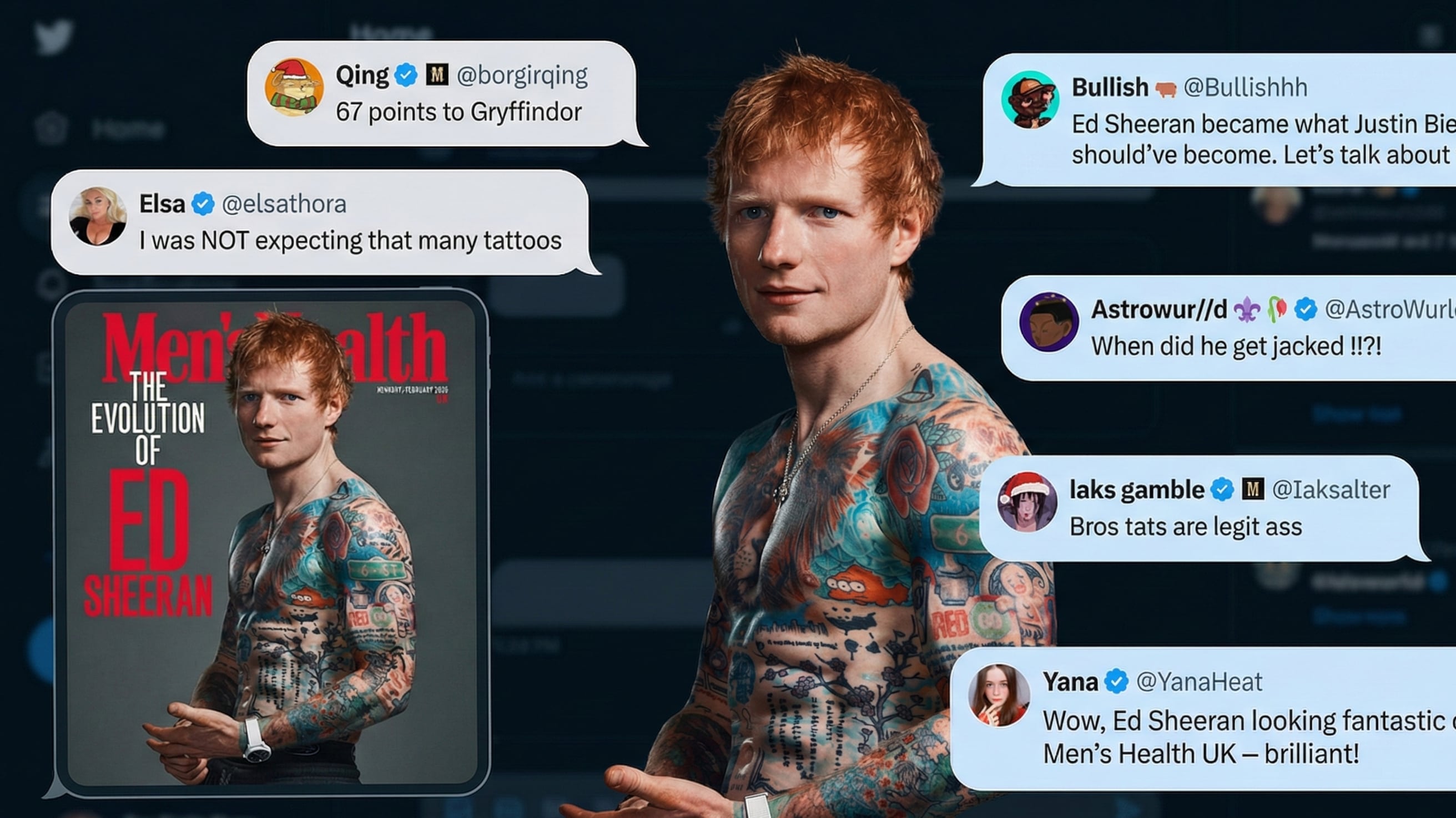 La portada titulada “The Evolution of Ed Sheeran” se volvió viral en horas y encendió conversaciones sobre identidad, cambio y expectativa pública.