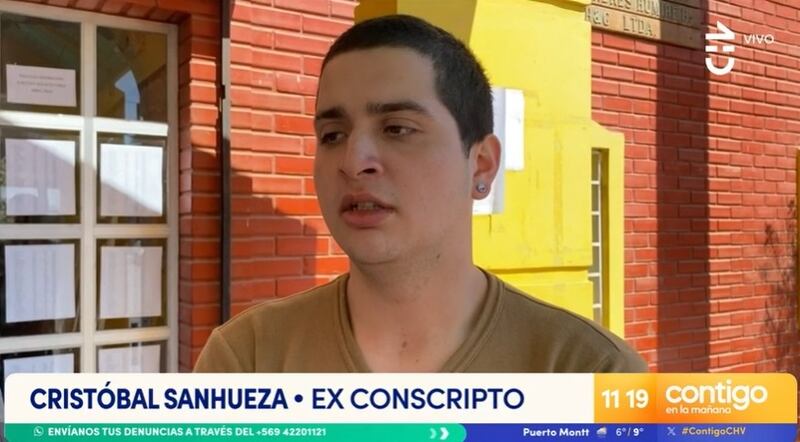 El joven conscripto reconoció haber intentado atentar contra su vida para lograr la baja del servicio militar.