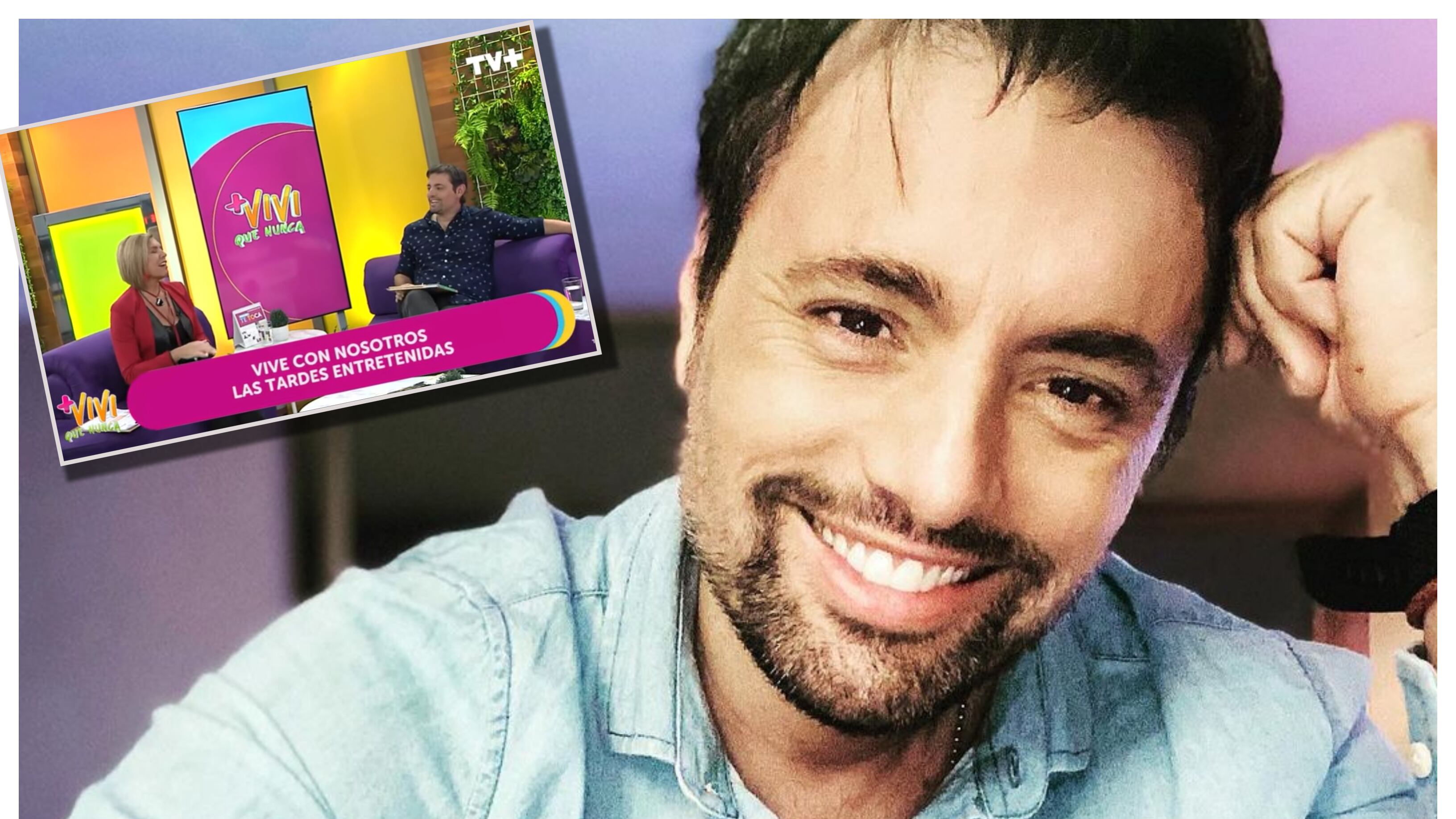 Daniel Valenzuela mostró en el programa "Más Vivi que nunca" los resultados de la cirugía que se realizó para insertarse cabellera en su cabeza.