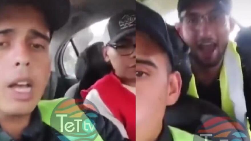 Delincuentes se graban robando