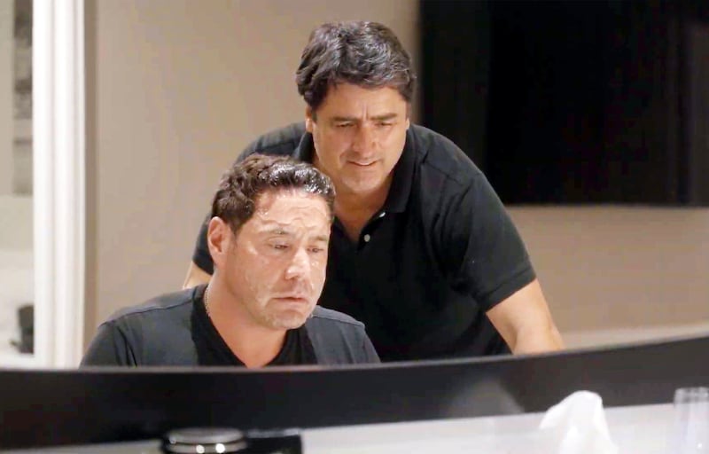 Pancho Saavedra y Jorge Zabaleta en “Socios por el mundo 4” | Gentileza: Canal 13