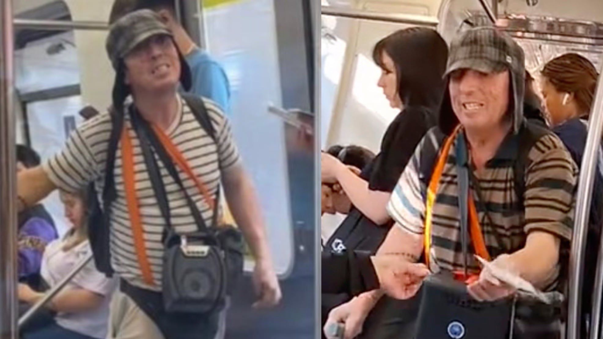 "El Chavo del Metro": denuncian comportamiento agresivo y acoso de popular personaje del transporte capitalino