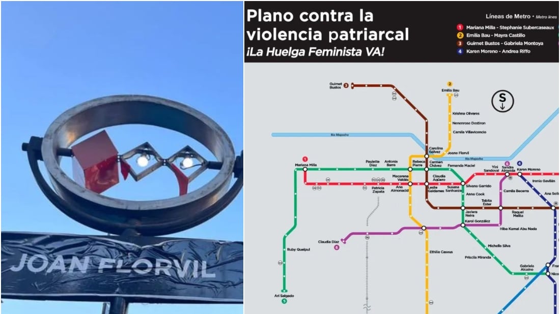 Cambian de nombre a estaciones del Metro por Día de la Mujer
