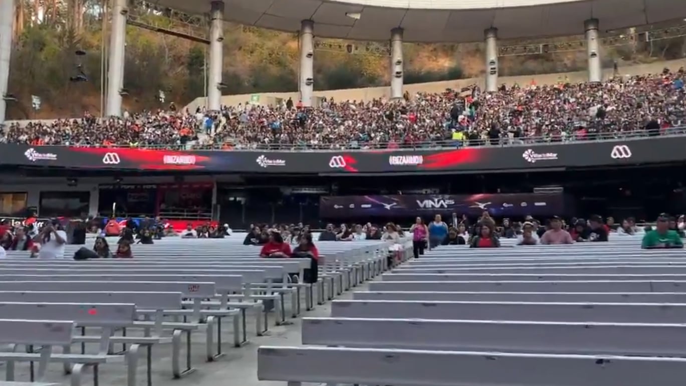 Festival de Viña del Mar: Público sigue en espera en Quinta Vergara mientras se refuerza la seguridad