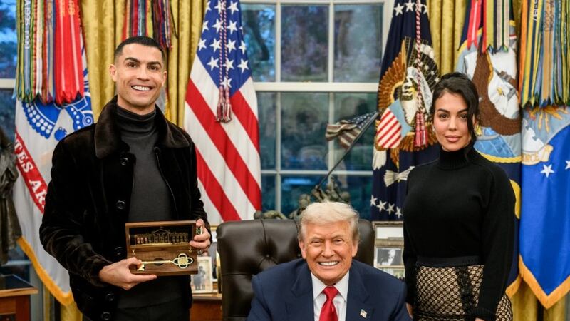 Cristiano Ronaldo cumplió su sueño de reunirse con Donald Trump en la Casa Blanca