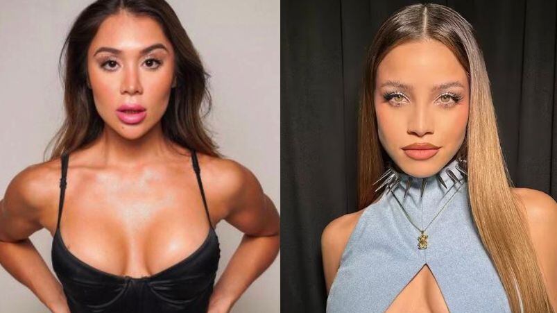 La Chama y Emilia Mernes