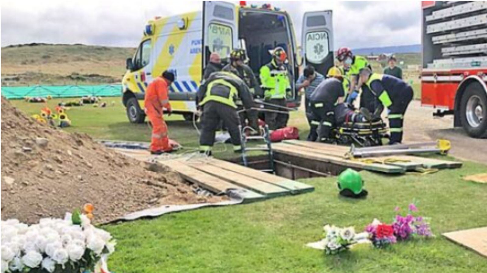 Sepulturero murió tras caer a tumba en cementerio de Punta Arenas