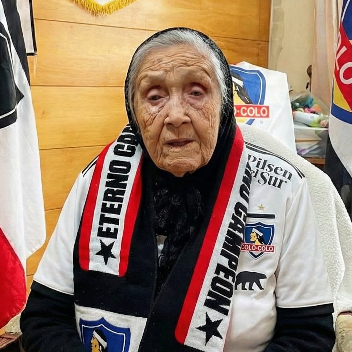 Fallece Luzmira Villagrán, la 'Abuela Alba' de Colo Colo Fallece Luzmira Villagrán, la 'Abuela Alba' de Colo Colo