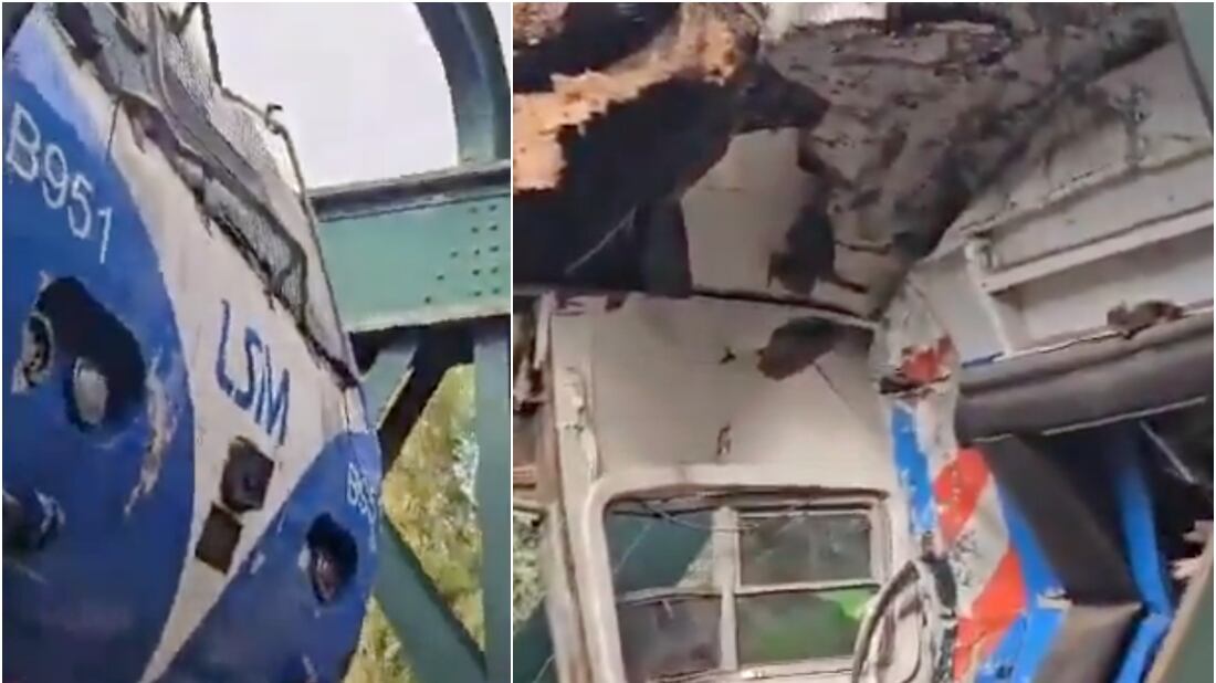 Choque de trenes en Buenos Aires