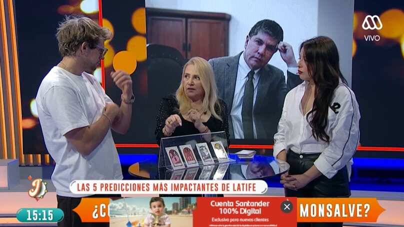 La tarotista leyó las cartas del exsubsecretario en el programa de Mega.