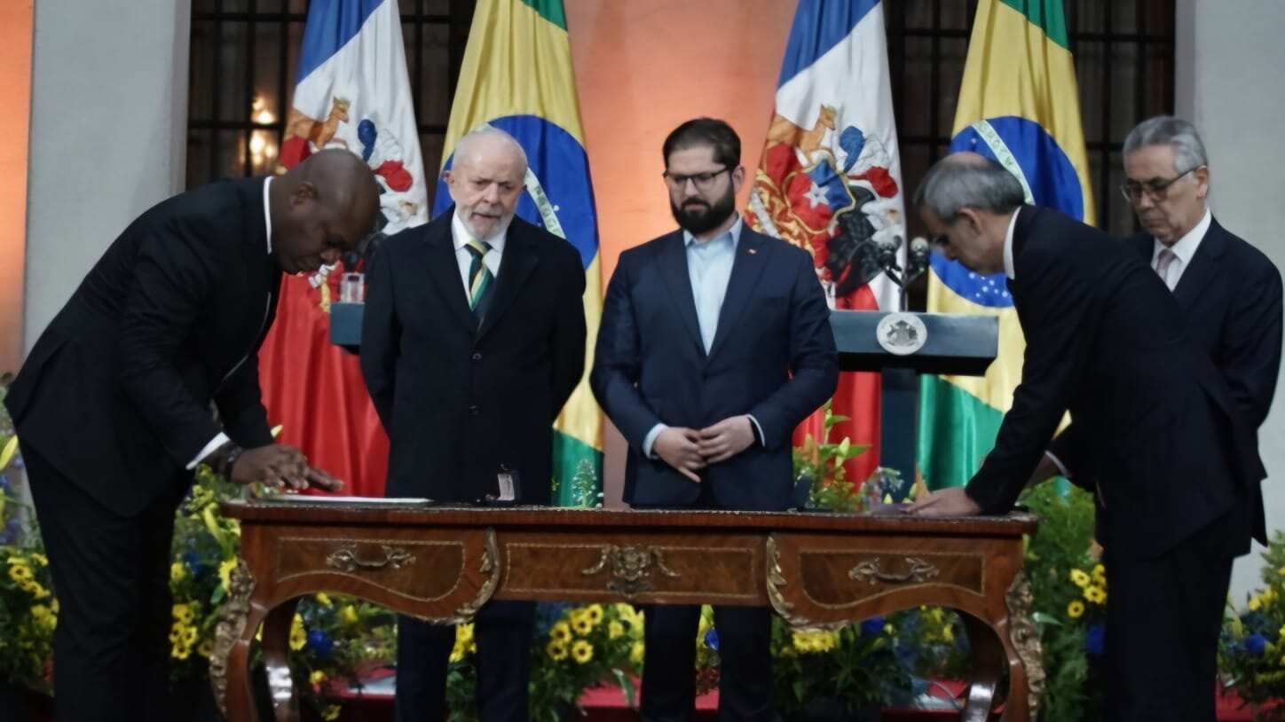 Gabriel Boric y Luiz Inácio Lula da Silva.