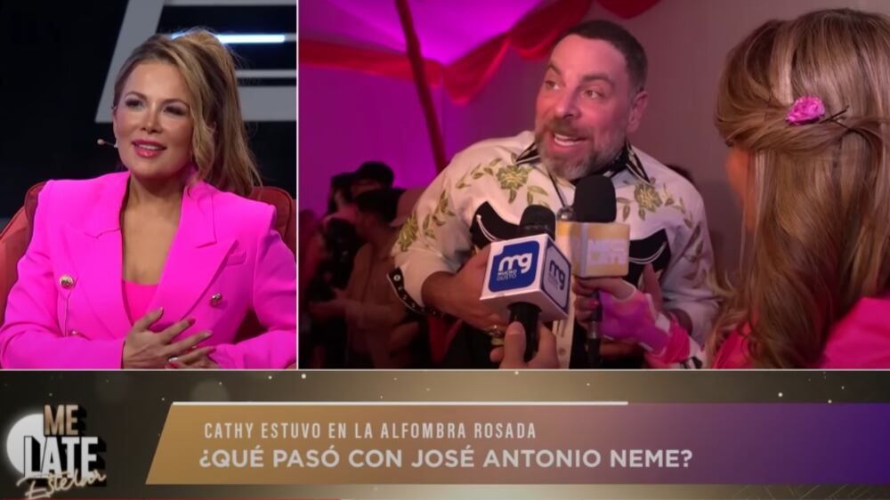 Cathy Barriga y José Antonio Neme | Captura: Zona Latina