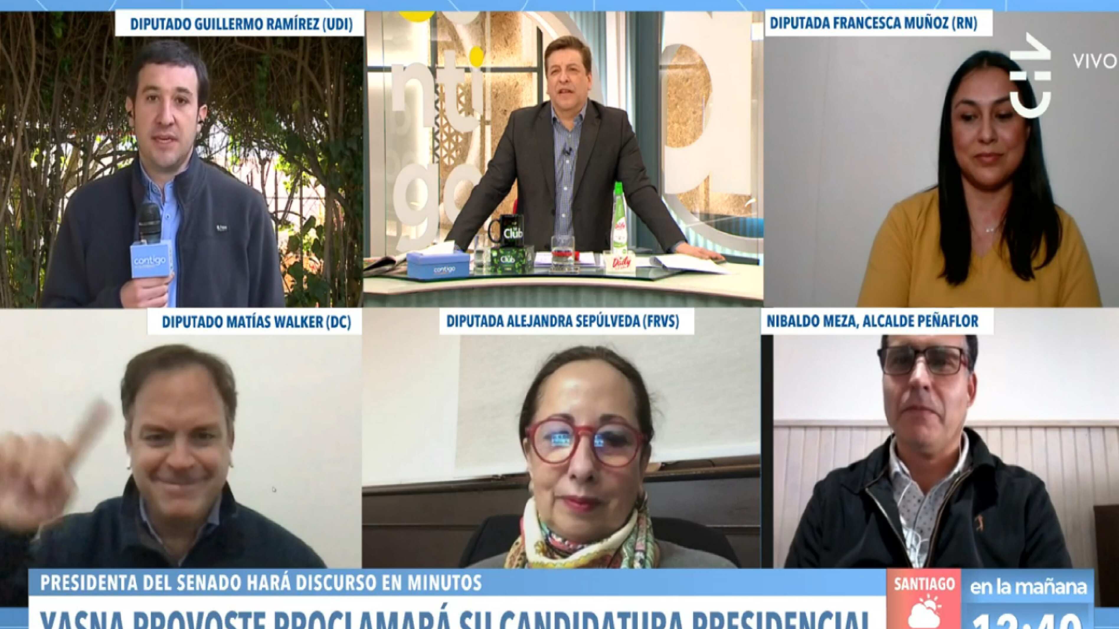 Julio Cesar este viernes en el matinal.