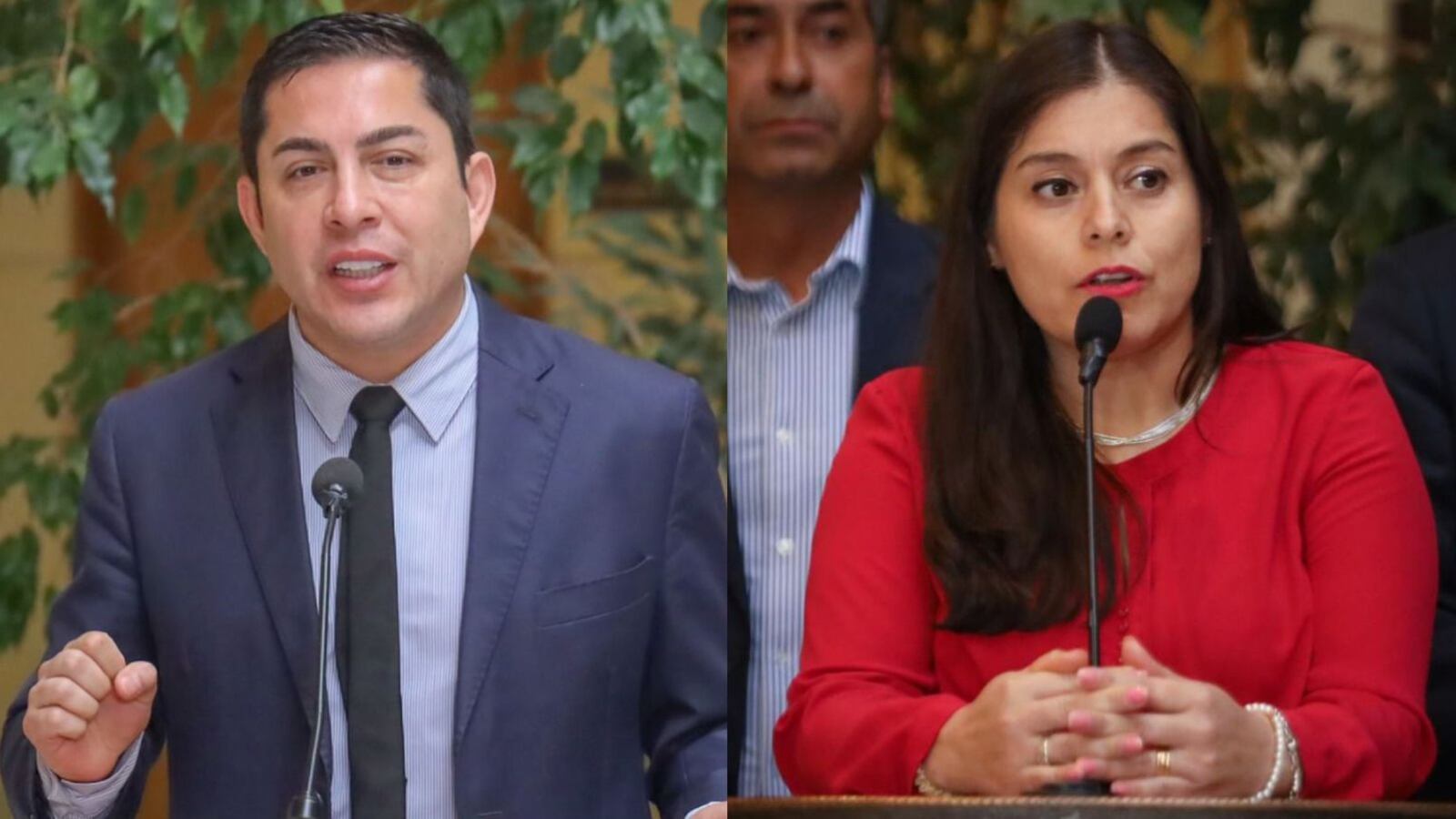 Diputados Jorge Durán y Karen Medina