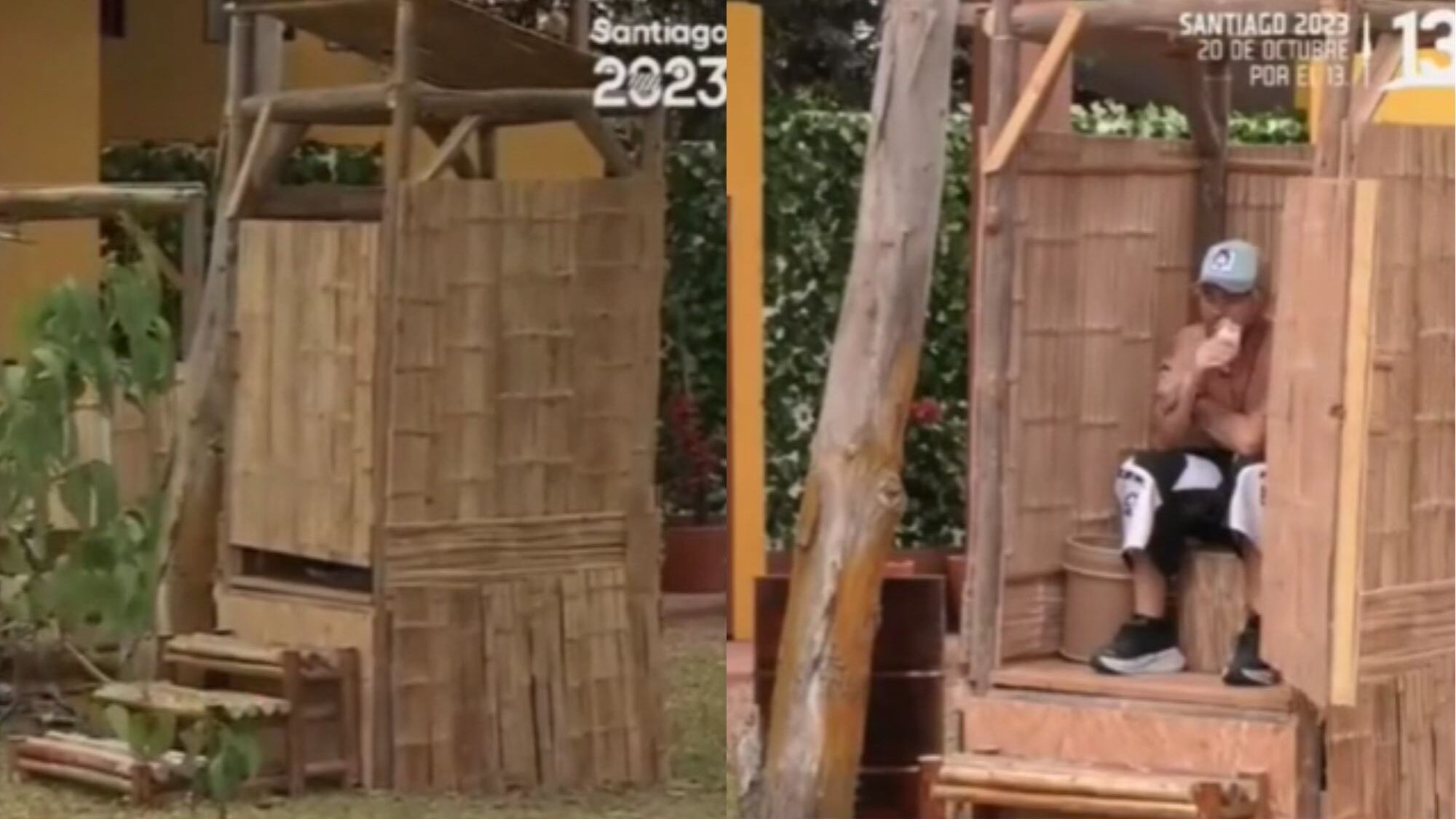 Junior Playboy en el baño de "Tierra Brava"