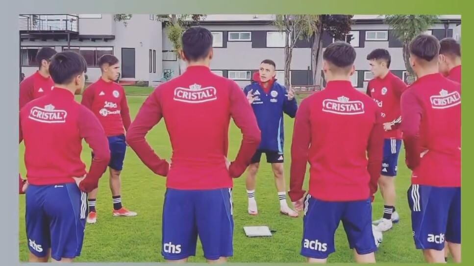 Alexis Sánchez y su "última clase de entrenador".