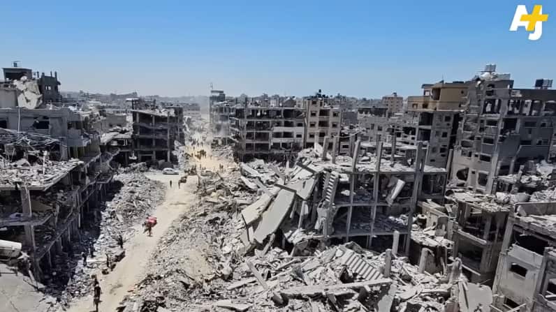 Ruinas de Palestina | Captura: AJ+