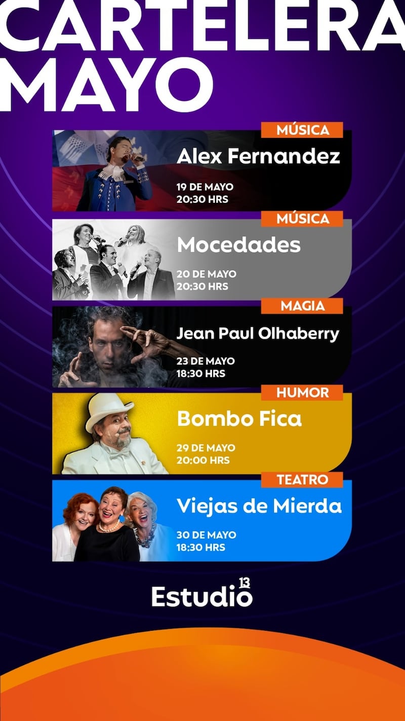 Cartelera Estudio 13