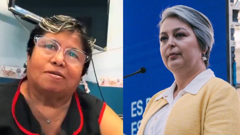 Falsa prima de Jeannette Jara | Fuente: X @fachininja e Instagram @jeannettejararoman