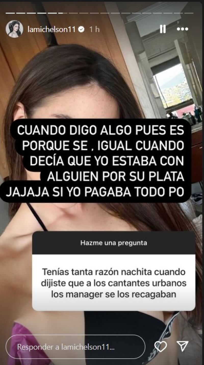 Historias de Instagram Ignacia Michelson