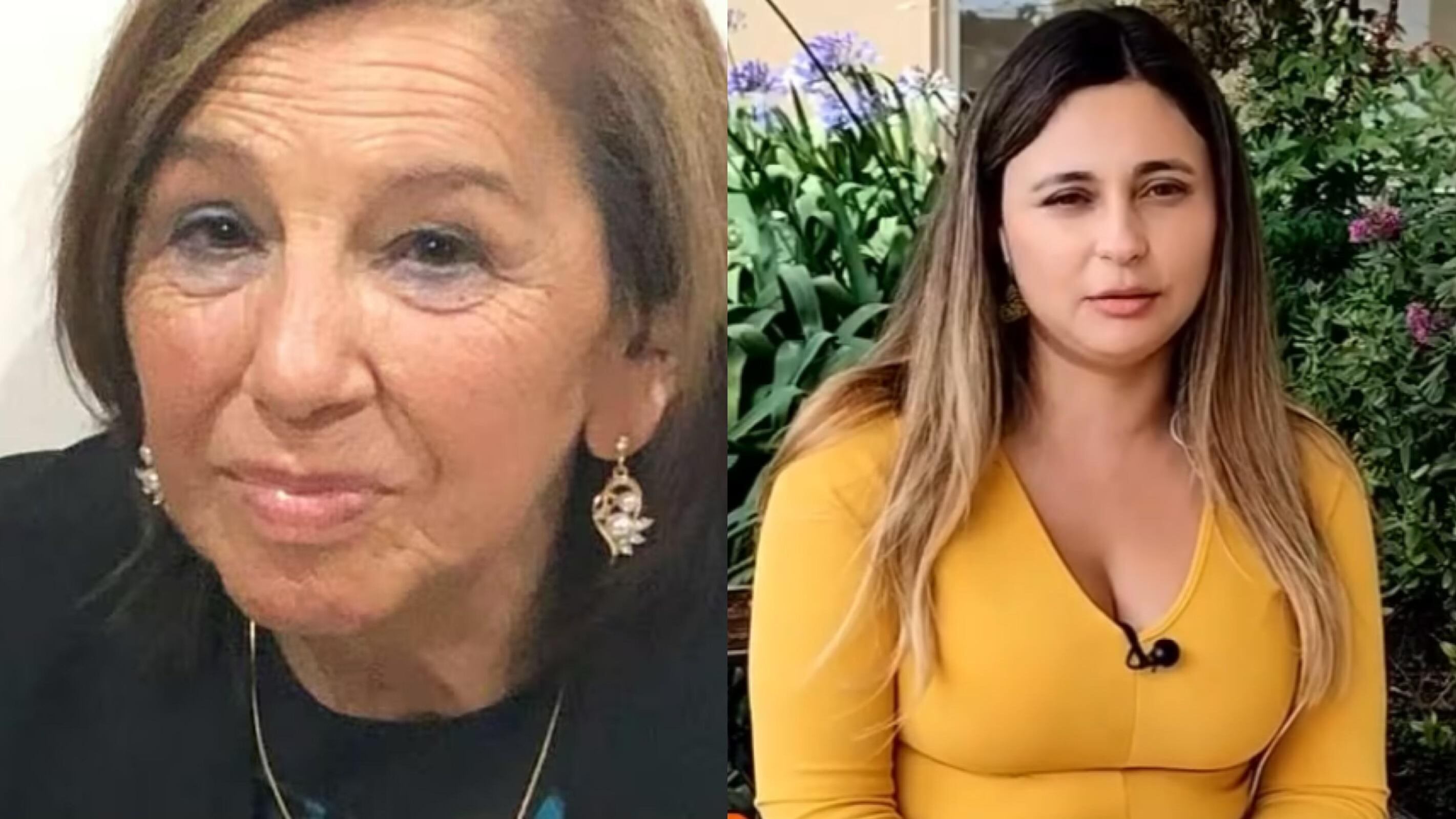 Maria Elcira y su nieta