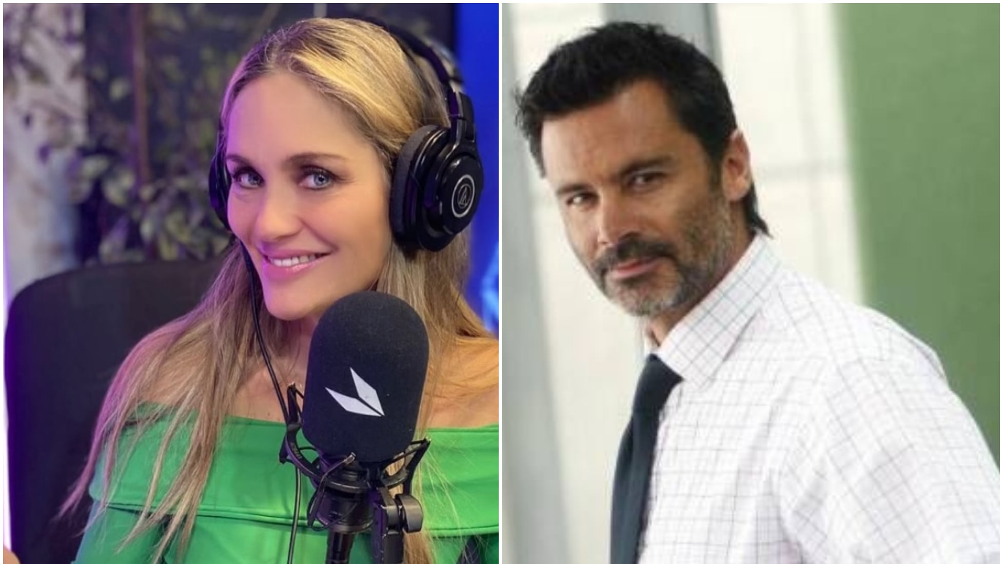 Kenita Larraín y Felipe Camiroaga