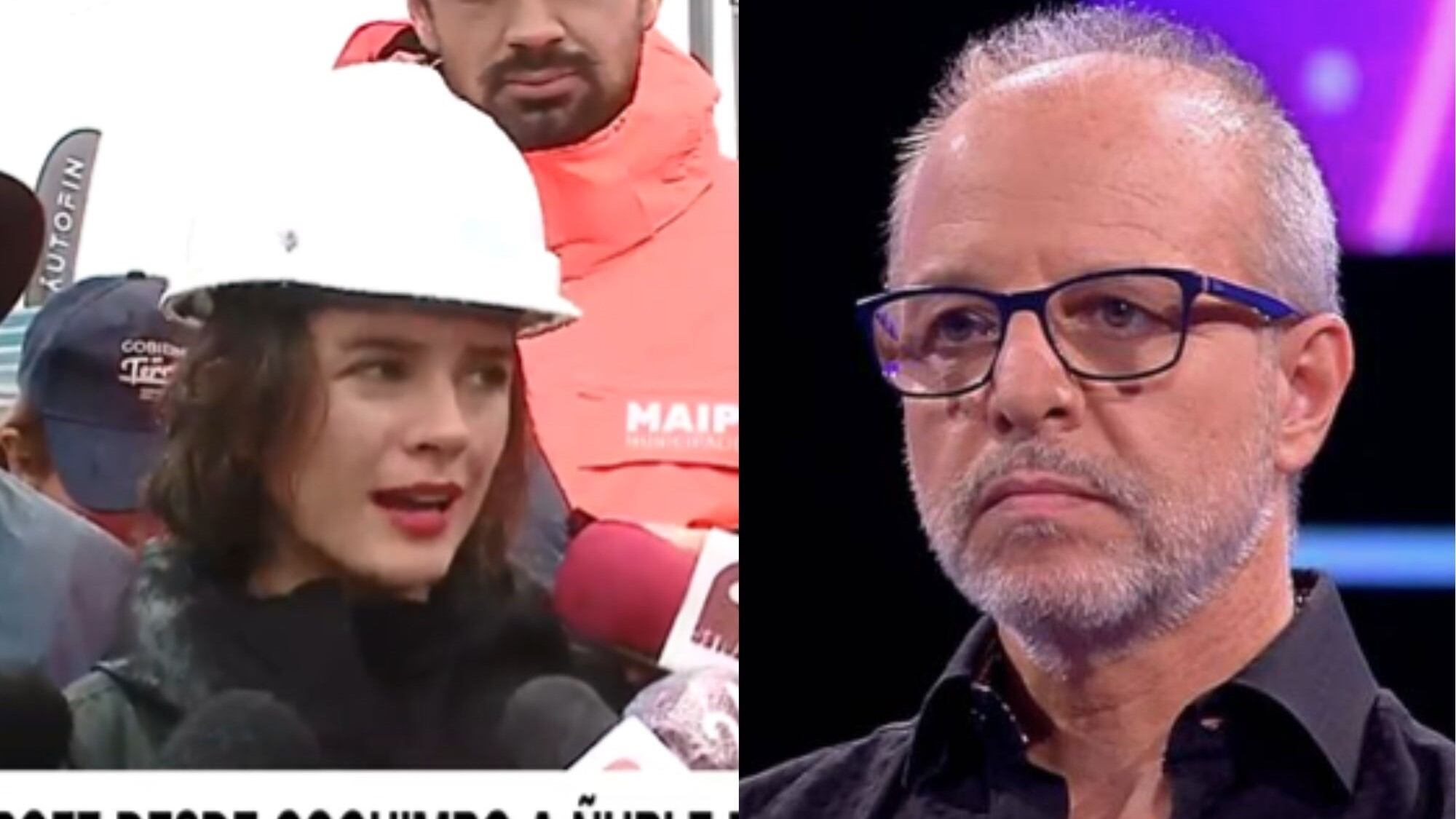 Alberto Plaza y Camila Vallejo