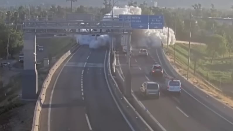 Explosión en Renca | Captura: 24 Horas