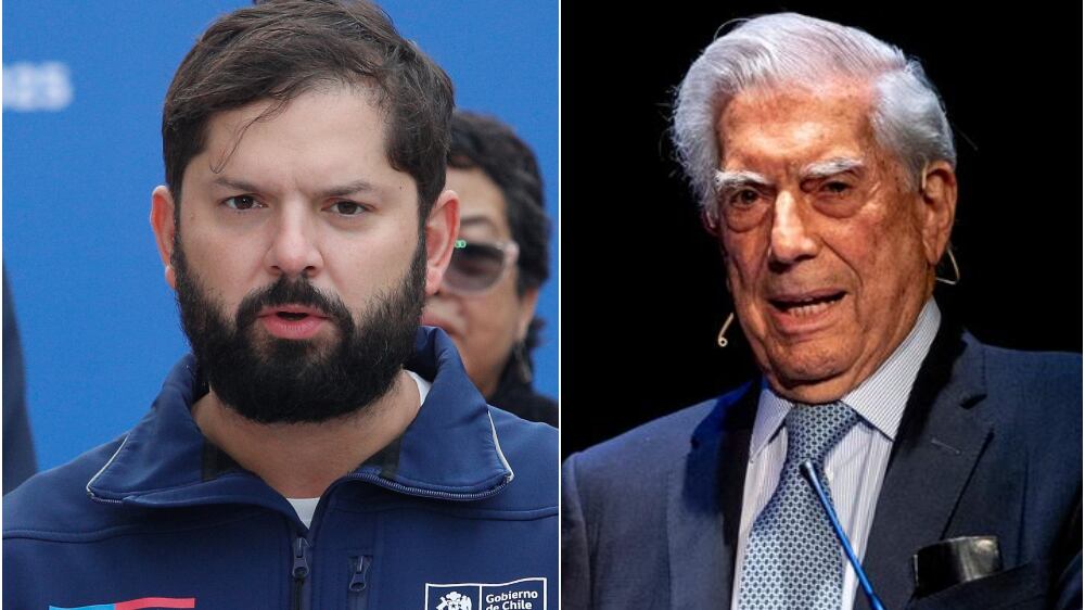 Gabriel Boric lamentó la muerte de Mario Vargas Llosa