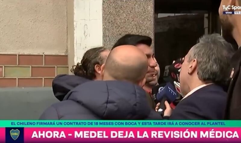 El chileno se realizó esta mañana los exámenes médicos y por la tarde se integrará a los entrenamientos de Boca Juniors.