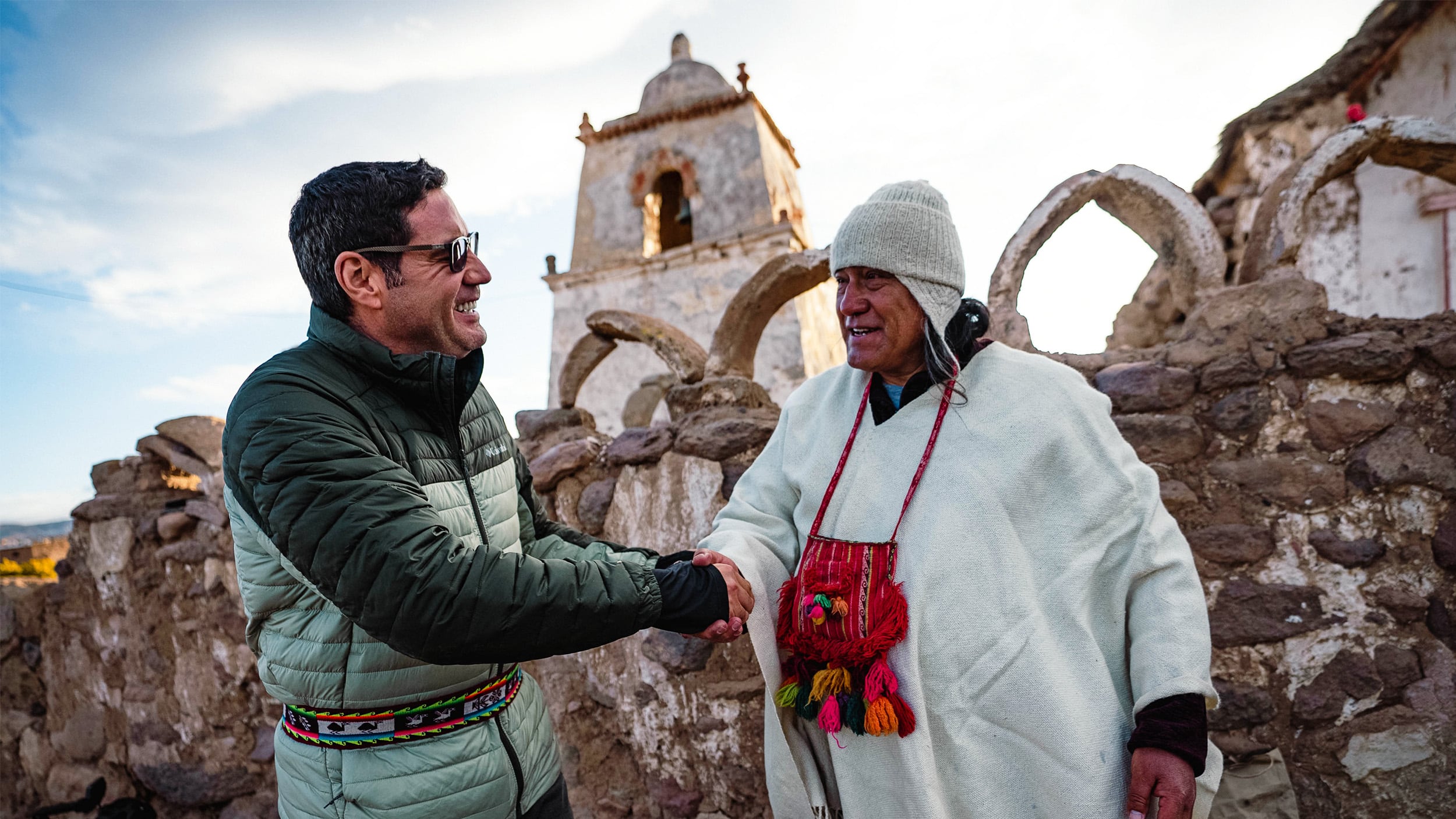 Pancho Saavedra en Lugares que hablan | Gentileza: Canal 13