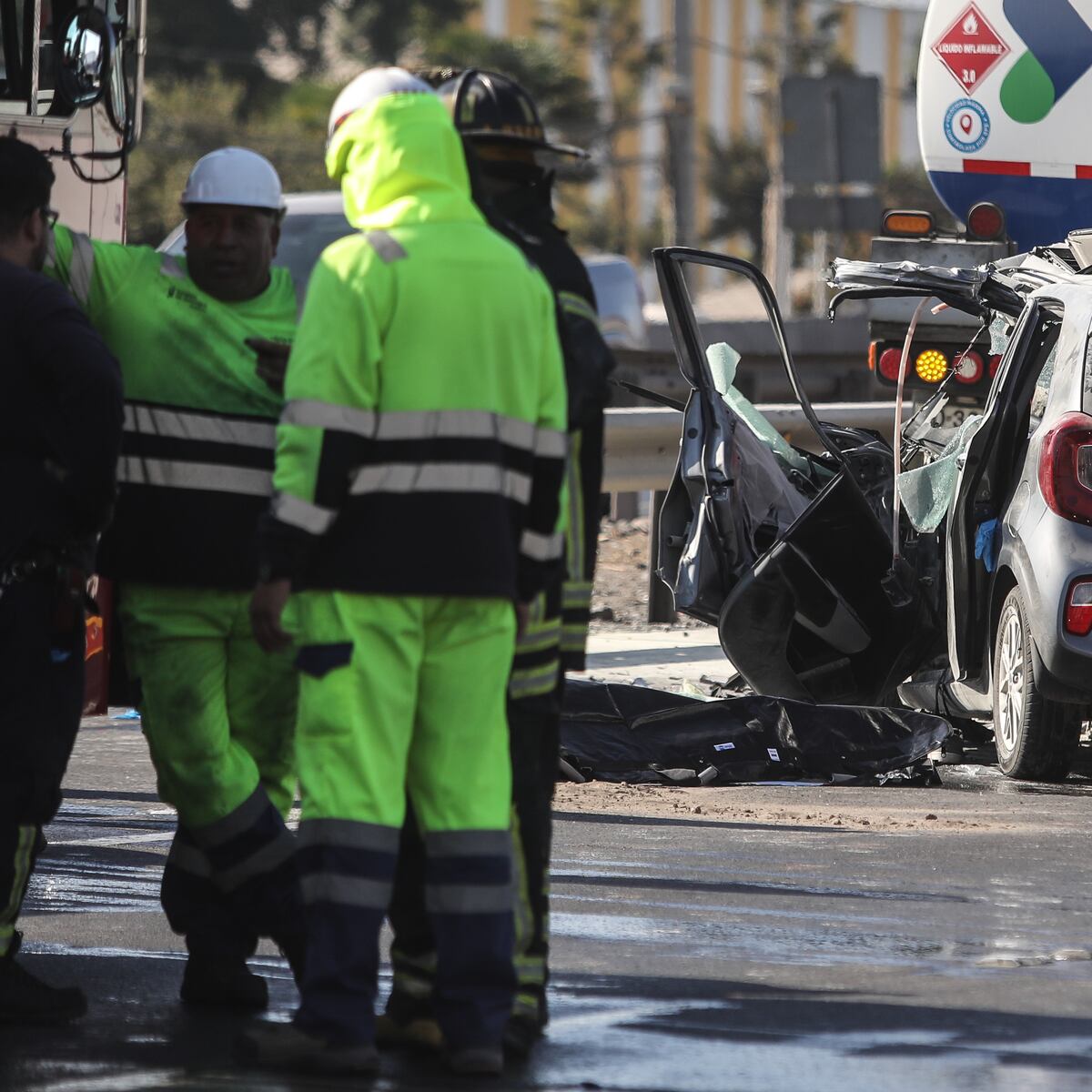 Fatal colisión en Ruta 5: conductor pierde la vida al chocar con camión Fatal colisión en Ruta 5: conductor pierde la vida al chocar con camión